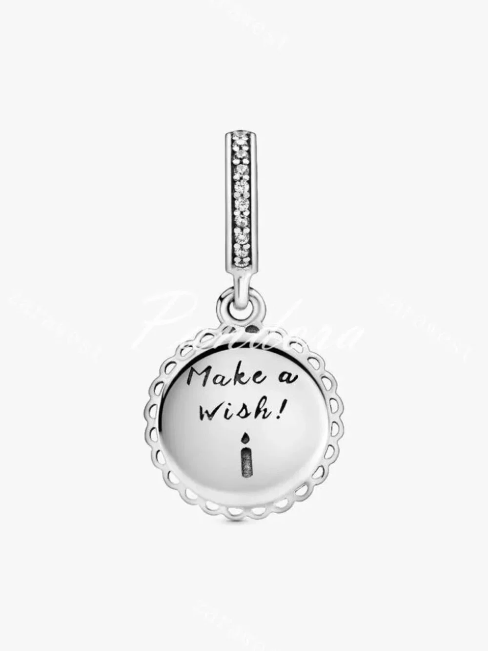 Pandora Pink Birthday Cake Dangle Charm